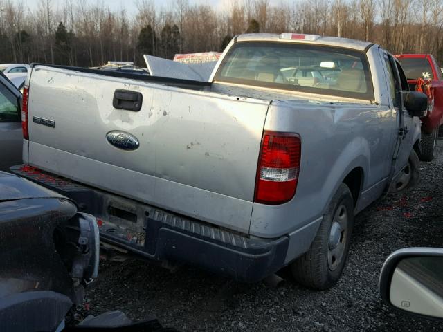 1FTRF12226NB49385 - 2006 FORD F150 GRAY photo 4