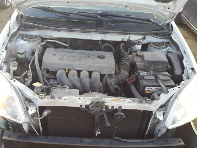 2T1KR32E08C701518 - 2008 TOYOTA COROLLA MA WHITE photo 7