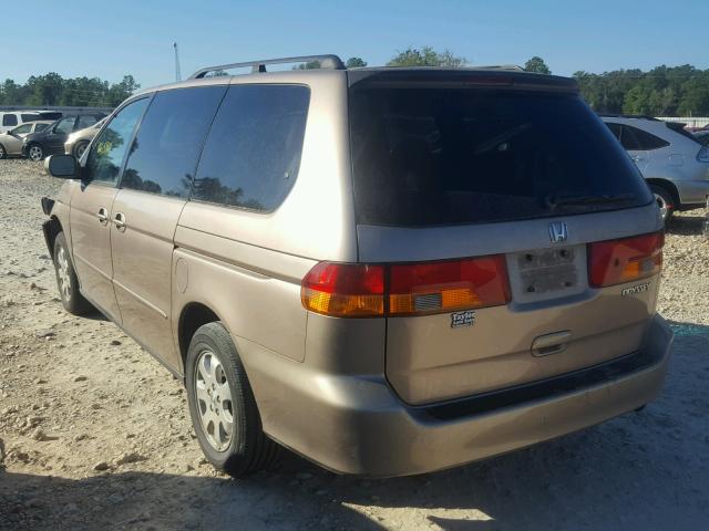 5FNRL18683B087360 - 2003 HONDA ODYSSEY EX GOLD photo 3