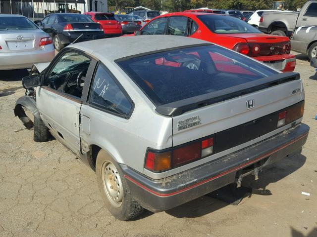 JHMEC1315HS022971 - 1987 HONDA CIVIC CRX GRAY photo 3