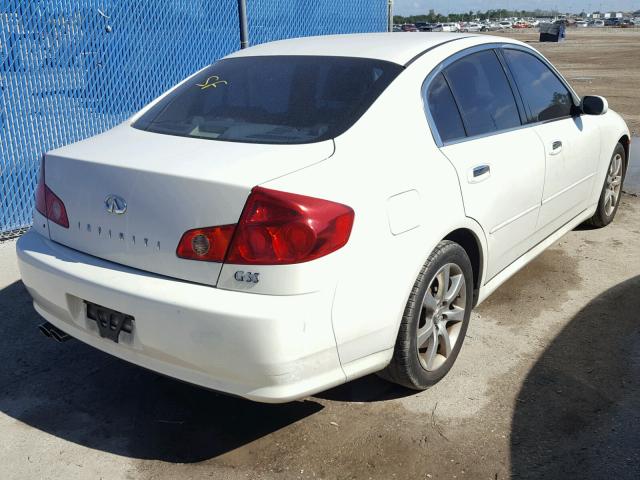 JNKCV51E06M507230 - 2006 INFINITI G35 WHITE photo 4