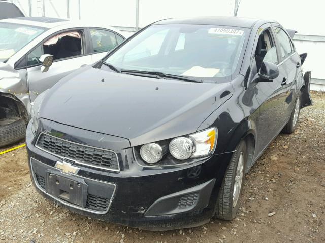 1G1JC5SH8C4151086 - 2012 CHEVROLET SONIC LT BLACK photo 2