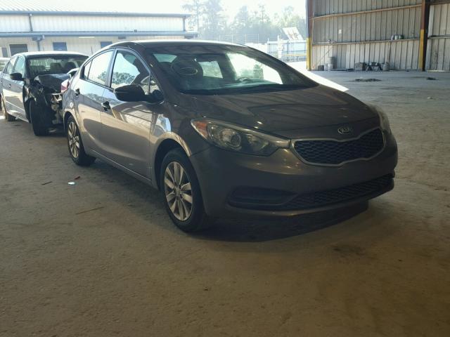 KNAFX4A69E5233558 - 2014 KIA FORTE LX BROWN photo 1