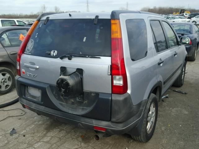 JHLRD78862C094937 - 2002 HONDA CR-V EX SILVER photo 4