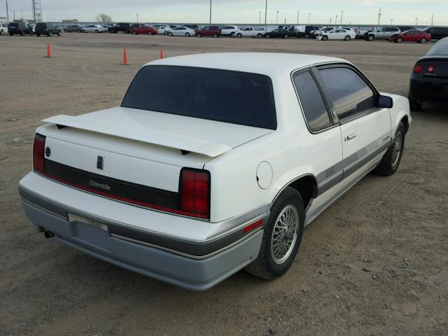 1G3NF14D1KM296620 - 1989 OLDSMOBILE CUTLASS CA WHITE photo 4