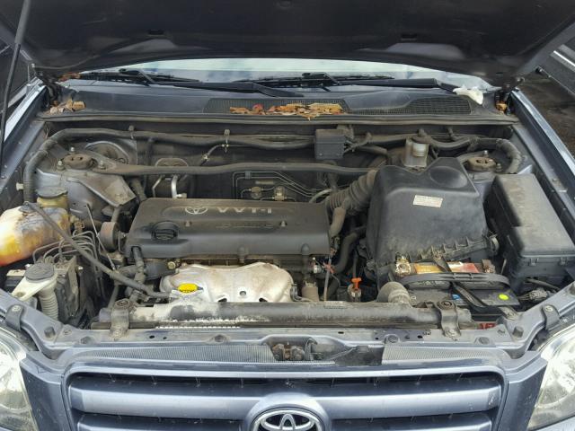 JTEGD21A450127827 - 2005 TOYOTA HIGHLANDER BLUE photo 7