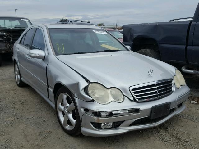 WDBRF52HX6F734607 - 2006 MERCEDES-BENZ C GENERATI SILVER photo 1