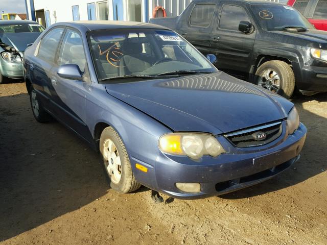 KNAFB161635124126 - 2003 KIA SPECTRA GS BLUE photo 1