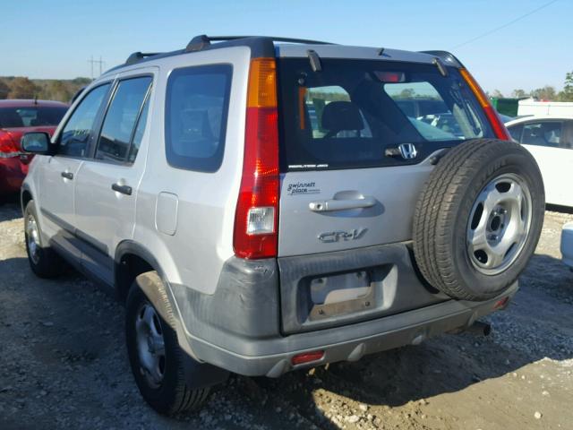 SHSRD78494U221513 - 2004 HONDA CR-V LX SILVER photo 3