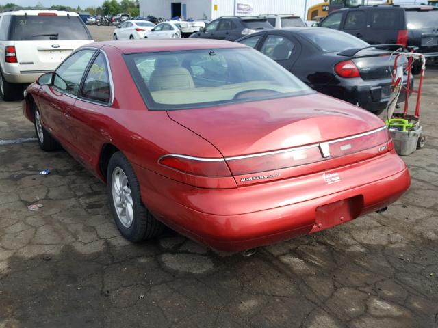 1LNLM91V1TY684638 - 1996 LINCOLN MARK VIII RED photo 3