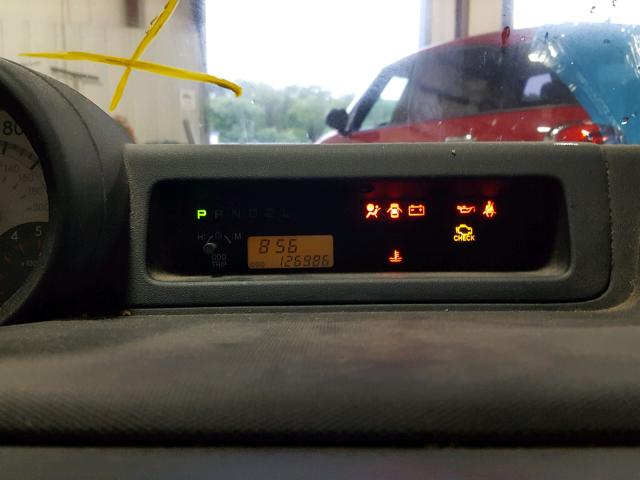 JTLKT324150194194 - 2005 TOYOTA SCION XB გრაფიტი ფოტო 8