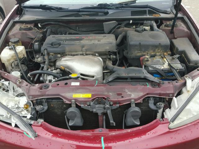 4T1BE32K76U154051 - 2006 TOYOTA CAMRY LE MAROON photo 7