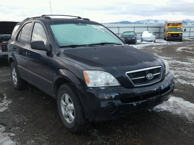 KNDJC733X65634521 - 2006 KIA SORENTO EX BLACK photo 1