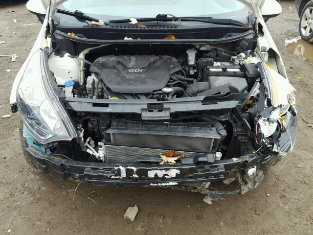 KNADM5A3XC6089120 - 2012 KIA RIO LX WHITE photo 7