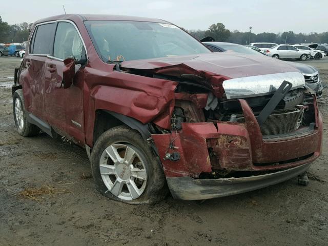 2GKALMEK0C6242302 - 2012 GMC TERRAIN SL MAROON photo 1