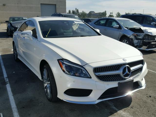 WDDLJ7DB7GA165214 - 2016 MERCEDES-BENZ CLS 550 WHITE photo 1