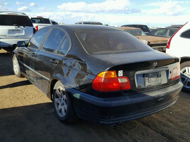 WBAAN37411ND46854 - 2001 BMW 325 I BLACK photo 3