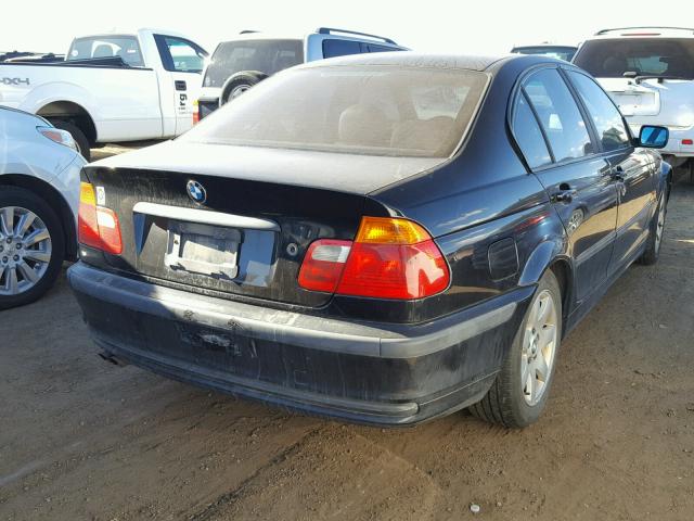 WBAAN37411ND46854 - 2001 BMW 325 I BLACK photo 4