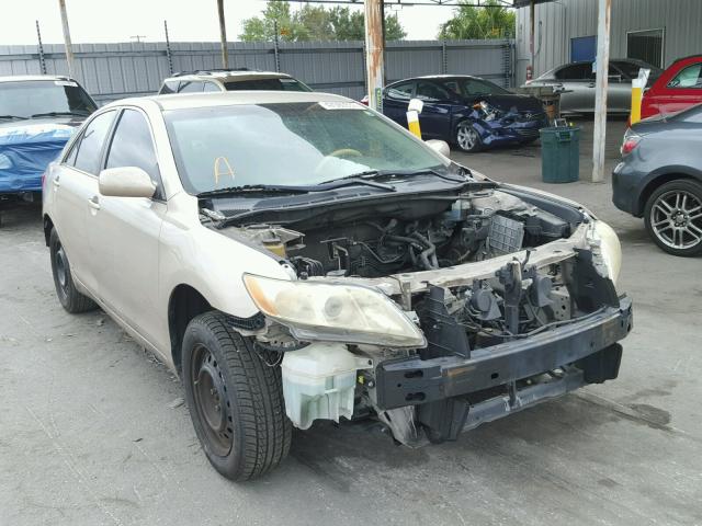 4T1BE46K27U663255 - 2007 TOYOTA CAMRY NEW GOLD photo 1