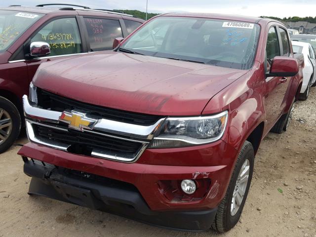 1GCGTCEN0J1230595 - 2018 CHEVROLET COLORADO L RED photo 2