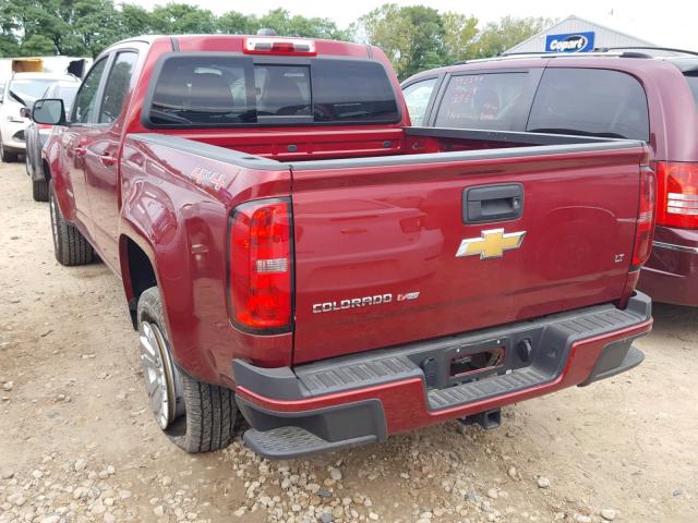1GCGTCEN0J1230595 - 2018 CHEVROLET COLORADO L RED photo 3
