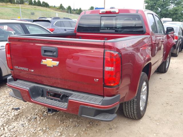 1GCGTCEN0J1230595 - 2018 CHEVROLET COLORADO L RED photo 4