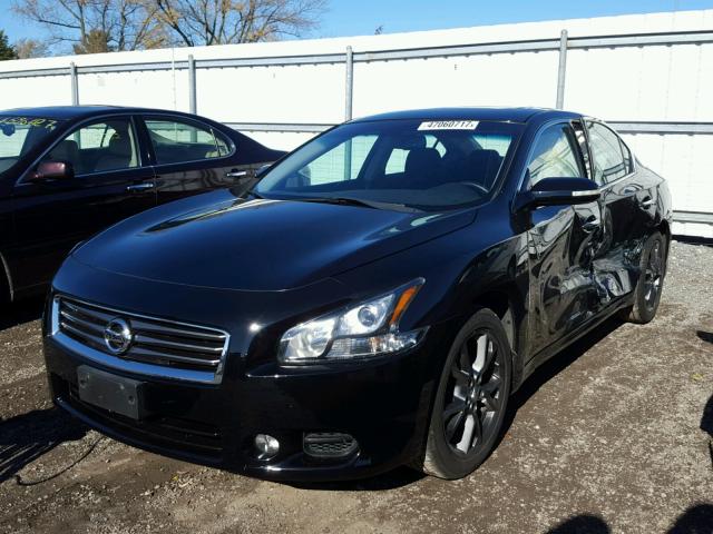 1N4AA5AP3CC835741 - 2012 NISSAN MAXIMA S BLACK photo 2