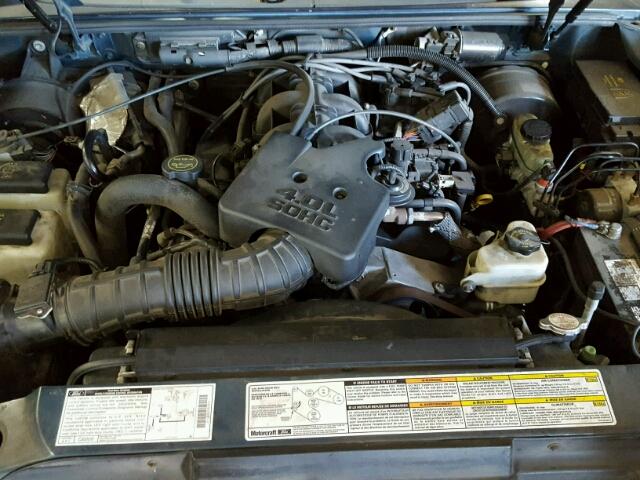 1FMYU60E31UC76233 - 2001 FORD EXPLORER S BLUE photo 7