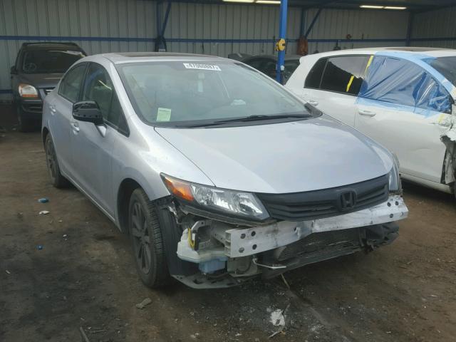 19XFB2F90CE309243 - 2012 HONDA CIVIC EXL SILVER photo 1