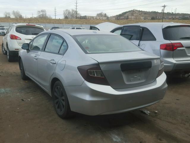 19XFB2F90CE309243 - 2012 HONDA CIVIC EXL Күміс фото 3