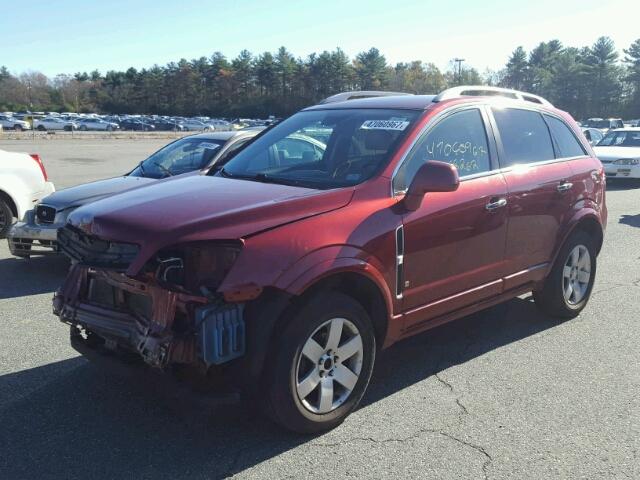 3GSCL537X8S658900 - 2008 SATURN VUE XR RED photo 2