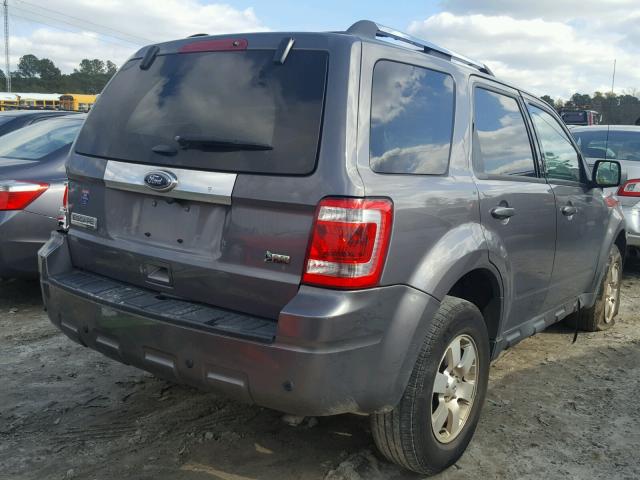 1FMCU0EG4CKB38510 - 2012 FORD ESCAPE LIM GRAY photo 4