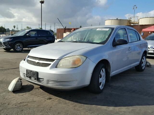 1G1AK55F967851716 - 2006 CHEVROLET COBALT LS SILVER photo 2