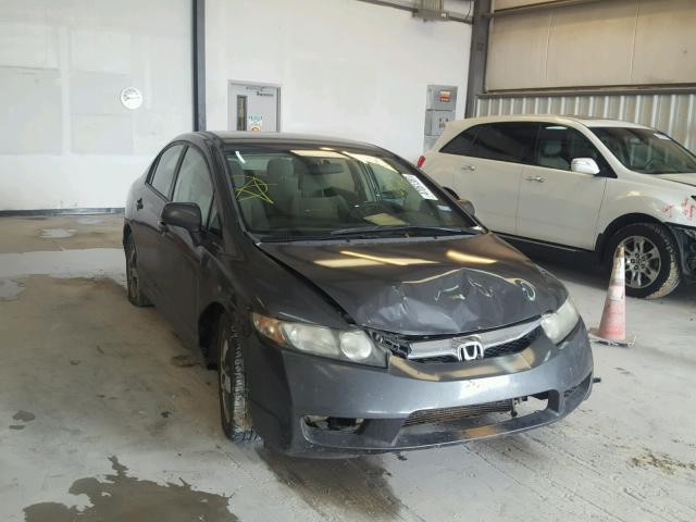 19XFA16579E051824 - 2009 HONDA CIVIC LX GRAY photo 1