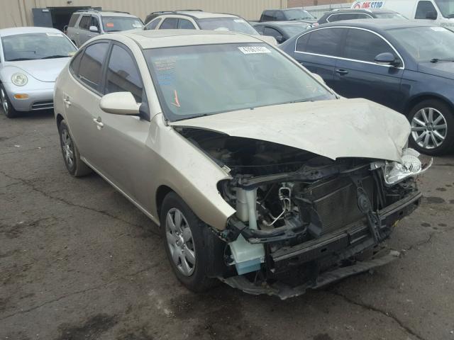 KMHDU46D18U395748 - 2008 HYUNDAI ELANTRA GL GOLD photo 1