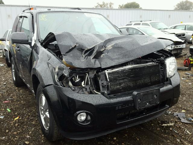 1FMCU0DG7CKB57571 - 2012 FORD ESCAPE XLT BLACK photo 1