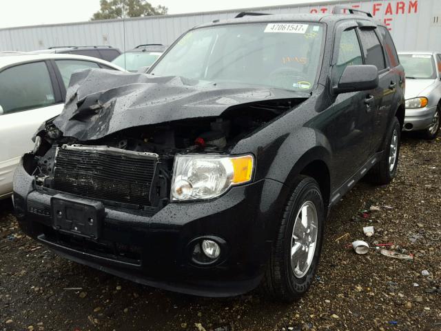 1FMCU0DG7CKB57571 - 2012 FORD ESCAPE XLT BLACK photo 2