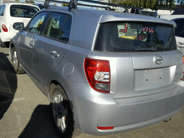 JTKKU4B40B1013759 - 2011 TOYOTA SCION XD SILVER photo 3