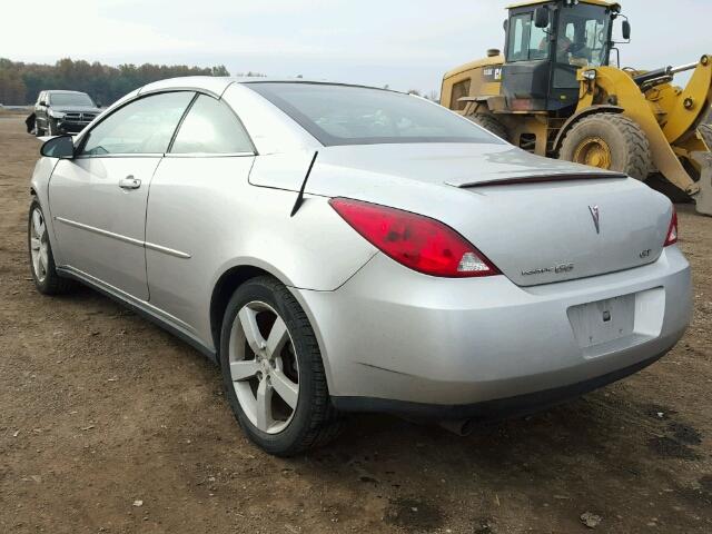 1G2ZH358X64259553 - 2006 PONTIAC G6 GT SILVER photo 3