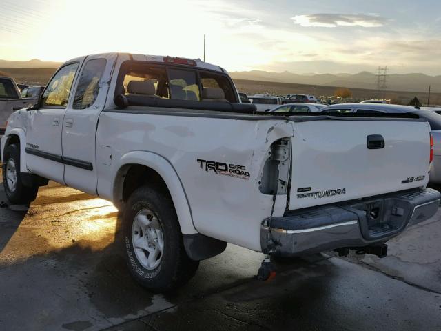 5TBBT44173S435215 - 2003 TOYOTA TUNDRA ACC WHITE photo 3