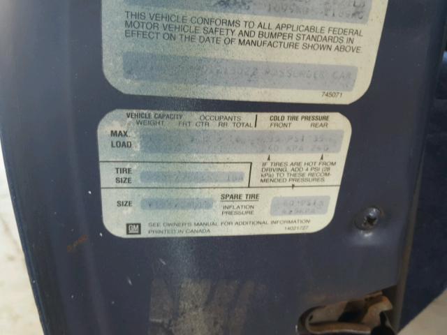 2G1AN69H4D1213022 - 1983 CHEVROLET CAPRICE CL 蓝色 照片 10