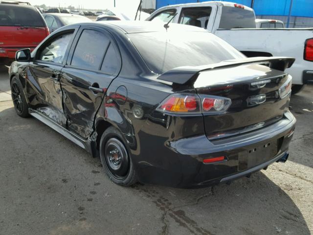 JA32U2FU1DU003487 - 2013 MITSUBISHI LANCER ES/ BLACK photo 3