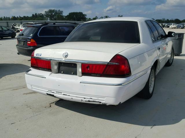 2MEFM75W4WX696505 - 1998 MERCURY GRAND MARQ WHITE photo 4