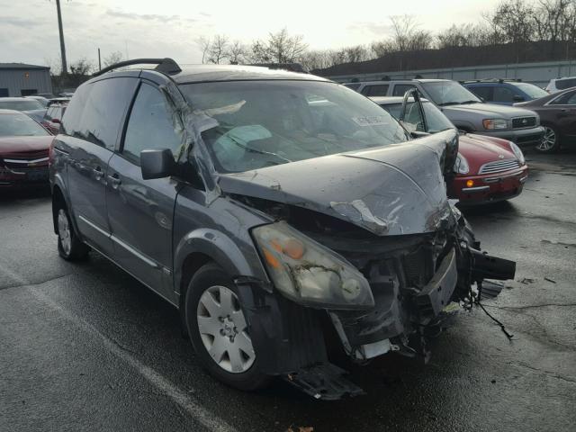 5N1BV28U96N121176 - 2006 NISSAN QUEST S GRAY photo 1