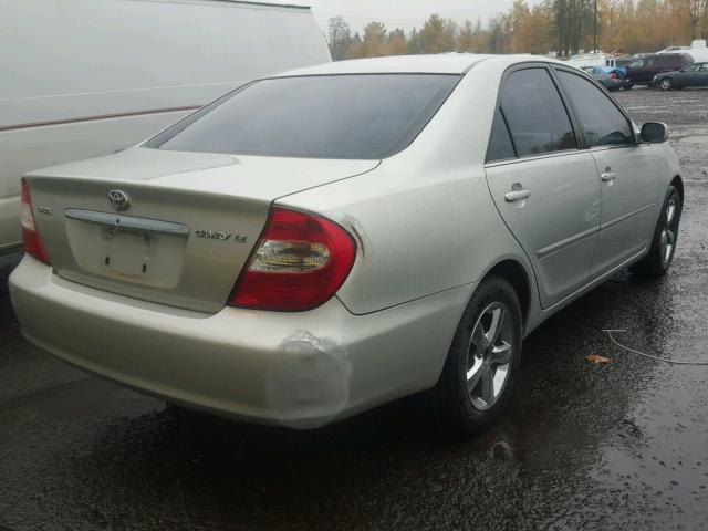 JTDBE32K340262188 - 2004 TOYOTA CAMRY LE SILVER photo 4
