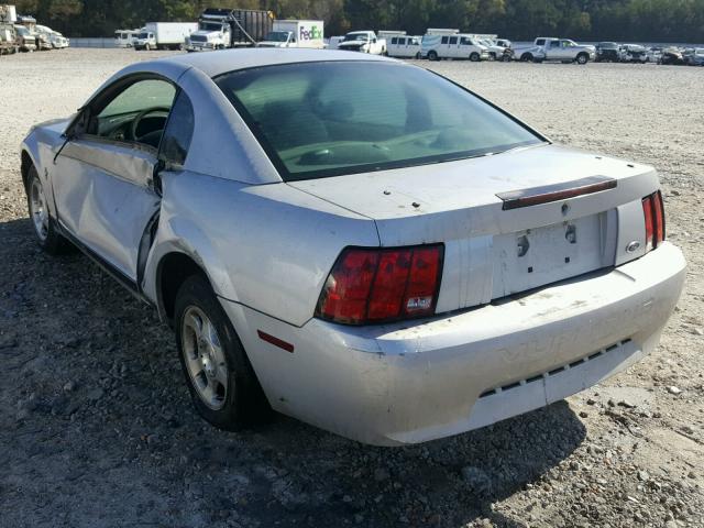 1FAFP40432F230282 - 2002 FORD MUSTANG SILVER photo 3