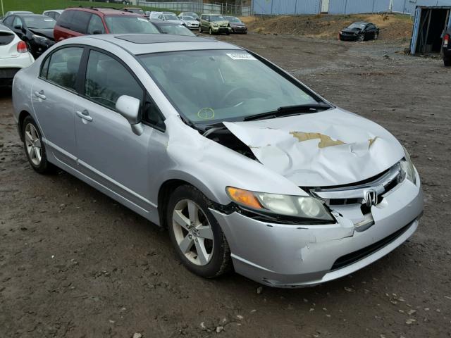 1HGFA16846L122461 - 2006 HONDA CIVIC EX SILVER photo 1