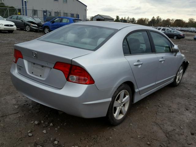 1HGFA16846L122461 - 2006 HONDA CIVIC EX SILVER photo 4