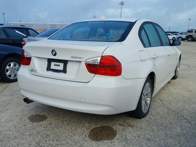 WBAVB17546NK30754 - 2006 BMW 325 I AUTO WHITE photo 4