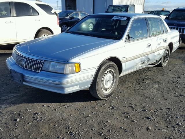 1LNLM974XPY655580 - 1993 LINCOLN CONTINENTA BLUE photo 2